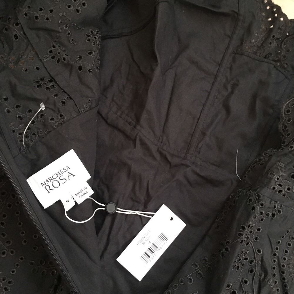 NWT Marchesa Rosa Nolana Midi Dress - Picture 13 of 16